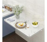 Tavolo pieghevole da parete - Tavolo da pranzo sottile in ardesia per cucina, bar e negozio di tè al latte, salvaspazio, versatile, design moderno per una vita efficiente