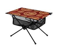 Tavolo pieghevole da spiaggia, design tradizionale cinese con dragone cinese, tavolo pieghevole con borsa per il trasporto, per parco, giardino, spiaggia, viaggi