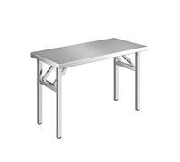 Tavolo pieghevole - Design portatile in acciaio inox per picnic, feste e pranzi - robusto e non richiede montaggio