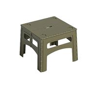 Tavolo pieghevole esterno portatile semplice tavolo da pranzo Studio scrivania Un tiro per aprire con il design manico quattro angoli fare rotonde convesso uno per aprire