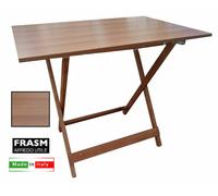 TAVOLO PIEGHEVOLE IN FORMICA CM.60X75 NOCE