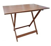 Tavolo Pieghevole in Formica cm 60x90 Noce Frasm