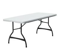 Lifetime Tavolo Pieghevole Lifetime Bianco Acciaio Plastica 182 X 73,5 X 76 cm S