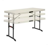 Tavolo Pieghevole Lifetime Crema 122 x 86 x 61 cm Acciaio Plastica