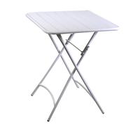 Vacchetti Giuseppe Spa Vacchetti Tavolo metallo rovigo pieghevole biancocm80x80h72 - nero metallo 6460210000