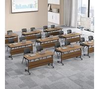 Tavolo pieghevole moderno per sala conferenze con tre colori pieghevole mobile seminario riunioni tavoli per ufficio bianco 119,4 x 40,6 x 76,2 cm