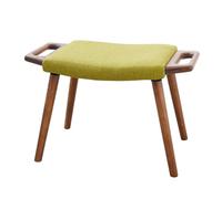 Tavolo pieghevole multifunzionale, Pouf poggiapiedi in lino moderno di metà secolo, sgabello da toeletta imbottito in legno con maniglie, sgabello da divano for poltrona relax, sgabello basso for sogg