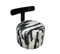 Tavolo pieghevole multifunzionale, Pouf rotondo in peluche con ruote e schienali, sgabello imbottito a forma di cuore, comodo e morbido, piccolo divano a cubo con poggiapiedi, seduta extra for soggior