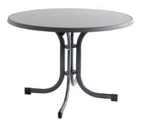 Tavolo pieghevole Paco antracite opaco Ø 100 cm