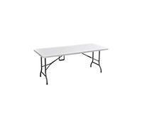 Tavolo Pieghevole Party Cm 180 X 75 H 72 Cm - Col.Bianco