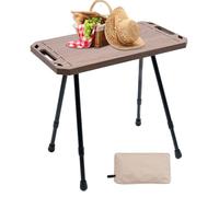 Tavolo pieghevole per esterni - Tavolo da spiaggia per interni ed esterni, tavolo da campeggio compatto e pieghevole per grigliare e mangiare, robusto e versatile, pieghevole per campeggio e pi