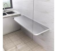 Tavolo pieghevole per lavanderia, cucina, casa, ufficio, staffe pieghevoli in metallo, banco da lavoro pieghevole per soggiorno e spazio di lavoro