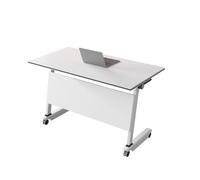 Tavolo pieghevole per riunioni, scrivania portatile per allenamento mobile, mobili da ufficio per scuole, media center e istituzioni (120 x 60 x 75 cm), design versatile salvaspazio