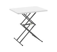 Tavolo Pieghevole Piccolo Da 28 Pollici, Regolazione Altezza, 3 Altezze, Leva Di Abbassamento, Tavolino Laterale Portatile For Vassoio TV, Cucina Da Pranzo, Nessun Montaggio, Granito