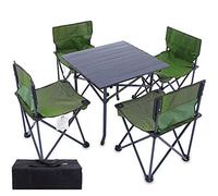 Tavolo pieghevole, piccolo tavolo pieghevole ultraleggero, tavolo da campeggio portatile con tavolo in alluminio e carriera, facile da trasportare, prefetto per esterno, picnic, barbecue, cucina,