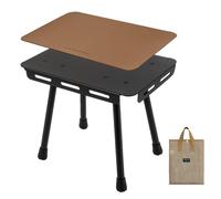 Tavolo pieghevole portatile - Collabsible Camping Table, Multi - Use -Snack - Panca all'aperto | Pieghevole - Tavolo da picnic - Utility - Supporto compatto - Superficie di viaggio durevole per