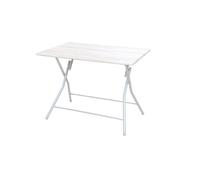 Tavolo Pieghevole Quadrato Giardino Interno Esterno Interno Frassino Cemento Rov