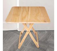 Tavolo pieghevole quadrato in legno portatile per piccoli appartamenti in