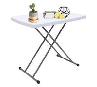 Tavolo pieghevole regolabile per computer portatile, tavolino portatile per casa, ufficio e picnic, scrivania pieghevole versatile per scrivere e utilizzare la TV