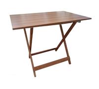 Tavolo pieghevole richiudibile con piano in formica 60X87 NOCE