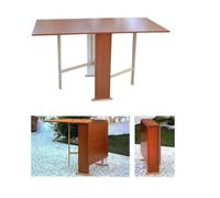 TAVOLO PIEGHEVOLE RICHIUDIBILE LEGNO FORMICA SALVASPAZIO 75x140 NOCE 4 2025