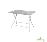 TAVOLO PIEGHEVOLE RICHIUDIBILE RETTANGOLARE 120X80X75CM MDF EFF. ROVERE GRIGIO