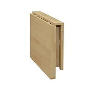 Tavolo pieghevole salvaspazio da parete, in legno, multifunzione, per cucina, sala da pranzo e computer, banco da lavoro per casa e ufficio, 100 x 50 cm
