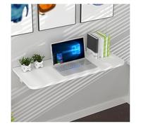 Tavolo pieghevole salvaspazio da parete in metallo con mensola, perfetto per piccoli spazi da pranzo e uffici, ideale per la cucina domestica e la sala da pranzo