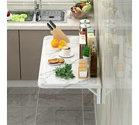 Tavolo pieghevole salvaspazio da parete, versatile per cucina e ufficio per imparare e lavorare, design moderno bianco per piccoli spazi e arredamento minimalista