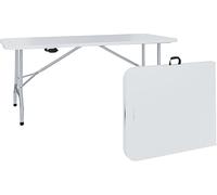 Tavolo Pieghevole Tavolino in Resina Dura Set Birreria Facile Trasporto Con Mani