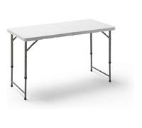 Tavolo pieghevole Wellhome Altezza regolabile 120 X 60 cm