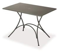 Tavolo Pigalle rettangolare pieghevole cm. 118 x 76 Art. 903 colore Ferro Antico cod. 22