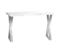 Tavolo Postazione Momo 04 per Manicure Estetica Senza Aspiratore Bianco/Argento