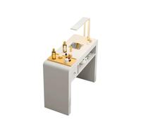 Tavolo professionale per manicure con collettore di polvere integrato e luce LED, ideale per la casa e il salone di bellezza