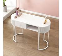 Tavolo Professionale per Manicure - Scrivania in Legno da 100 cm per onicotecnica, Ideale per Salone e casa, Attrezzatura per Spa, postazione per Bellezza e Nail Art, Perfetta per Servizi di