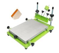 Tavolo professionale per serigrafia con piastra resistente e rinforzo doppio per stampa precisa dello stencil