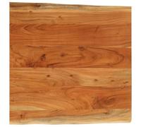 Tavolo quadrato 40 x 40 x 3,8 cm, in legno massello di acacacia, superficie naturale, robusta piastra in legno per progetti di mobili fai da te