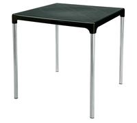 TAVOLO QUADRATO 70 X 70 cm BOULEVARD GRAND SOLEIL POLIP. GAMBE IN ALLUMINIO