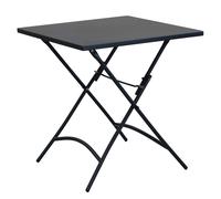 Tavolo quadrato 70x70 cm chiudibile da esterno per bar e pub con struttura e piano in acciaio Bistrot