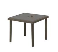 Tavolo Quadrato 90x90 Plastica 4 Posti Polyrattan Boheme Grand Soleil