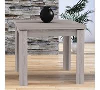 TAVOLO QUADRATO ALLUNGABILE LIBRO CM 80 90 100 LEGNO PRANZO RODI OLMO PERLA