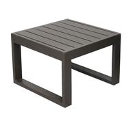 TAVOLO QUADRATO DA GIARDINO IN ALLUMINIO VERNICIATO VARI COLORI 45X45 MOD. CUBA