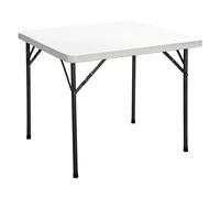 TAVOLO QUADRATO PIEGHEVOLE 'PARTY' cm 87 x 87 x h. 74 - colore bianco