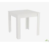 TAVOLO QUADRATO SALA DA PRANZO 80X80XH75 CM BIANCO CLASSICO 4 POSTI FISSO
