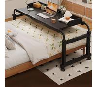 Tavolo regolabile in altezza con carrello a torre per computer per uso scrivania da letto