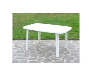 Tavolo Resina ART.56 137 x 85 cm Bianco