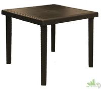 TAVOLO BOHEME GRAND SOLEIL EFFETTO RATTAN 90 x 90 BAR GIARDINO ESTERNO