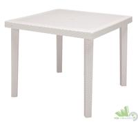 TAVOLI RESINA BOHEME BIANCHI 90X90