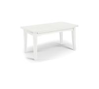 TAVOLO RETTANGOLARE ALLUNGABILE BIANCO OPACO ARTE POVERA CLASSICO FRATINO