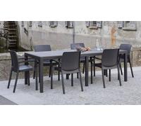 Tavolo Rettangolare Allungabile Da Esterno: Antracite